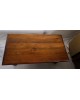 Table basse bois massif brutaliste Vintage