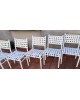 Suite de 7 chaises tressées TRICONFORT  vintage années 80