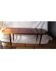 Table basse bois verni 1950