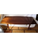 Table basse bois verni 1950