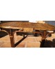 Table basse bambou et rotin 1960