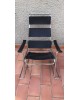 MARCEL BREUER Rocking-Chair cuir & Chrome 1950