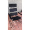 MARCEL BREUER Rocking-Chair cuir & Chrome 1950