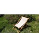 Chilienne Transat Chaise longue Bambou vintage