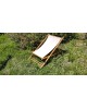 Chilienne Transat Chaise longue Bambou vintage