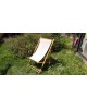 Chilienne Transat Chaise longue Bambou vintage