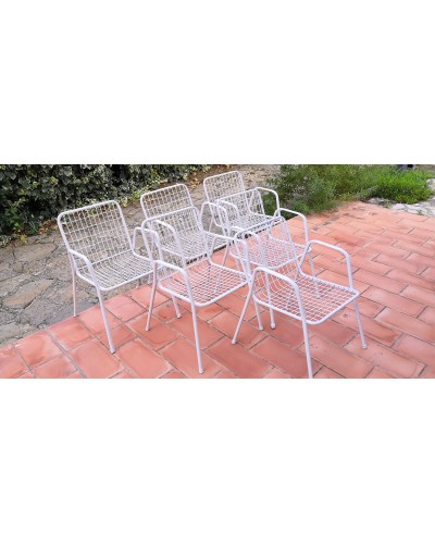 Fauteuils EMU Rio vintage années 60 Set de 6