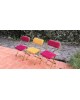 LAFUMA Chaises pliantes vintage Chantazur, France 1960 Set de 3