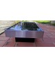 Table basse bar miroir & acier dlg Willy Rizzo Italie, 1970