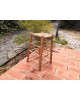 Tabouret en jonc et bouleau DLG Charlotte Perriand 1960