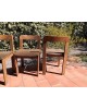 Suite de chaises en orme massif années 70 DLG Bruno Rey Set de 6