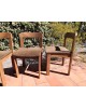 Suite de chaises en orme massif années 70 DLG Bruno Rey Set de 6