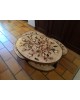 Table basse Georges Pelletier Vallauris La Roue Magnolias Vintage