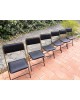 Chaises pliantes MANUFRANCE Saint-Etienne Années 70 vintage Set de 6