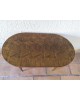 table basse ou d'appoint double plateaux vintage années 70