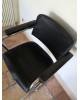 Chaise fauteuil de bureau vintage à roulettes années 70