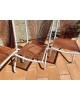 Chaises pliantes scoubidou  André MONPOIX 1960 SET de 3