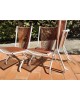Chaises pliantes scoubidou  André MONPOIX 1960 SET de 3