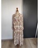 Robe longue imprimée bohème NEUF 36/42 Fabriquée en Italie