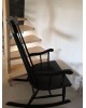 Rocking-Chair scandinave noir