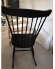 Rocking-Chair scandinave noir