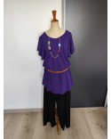 Top uni violet NEUF 36/46
