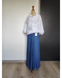 Chemise brodée fleurs NEUF 36/46