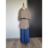 Chemise tunique rayée 100% coton NEUF 38/48