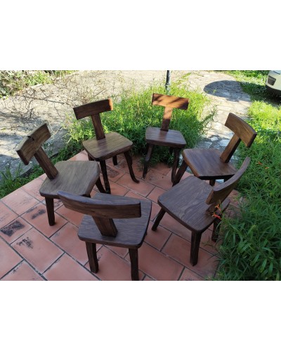 Chaises Olavi Hanninen en orme clair édition Mikko Nupponen 1950 set de 6