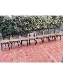 Suite de 8 chaises scandinaves DLG Fanett par ilmari Tapiovaara  vintage 1960