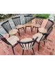 Suite de 8 chaises scandinaves DLG Fanett par ilmari Tapiovaara  vintage 1960