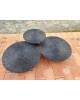 Trio de table basses métal fil de fer vintage design italien GERVASONI 1882