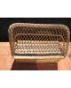 Banc coffre enfant en rotin vintage