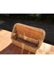 Banc coffre enfant en rotin vintage