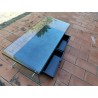 Table basse vintage DRIMMER Bois et verre