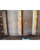 Boite clef vintage en bois et cannage 13 crochets Années 70