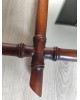 Miroir bambou ancien vintage 50x42cm