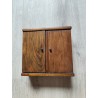 Armoire boîte à clés imprimerie vintage bois