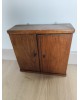 Armoire boîte à clés imprimerie vintage bois