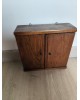 Armoire boîte à clés imprimerie vintage bois
