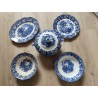 WOODLAND Enoch Wedgwood 1 Soupière + 2 plats + 2 saladiers  vintage 1970