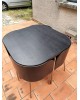 Table et 4 Chaises Modèle Fusion par Sandra Kragnert pour Ikea, Suède, 1990s
