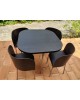 Table et 4 Chaises Modèle Fusion par Sandra Kragnert pour Ikea, Suède, 1990s
