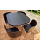 Table et 4 Chaises Modèle Fusion par Sandra Kragnert pour Ikea, Suède, 1990s