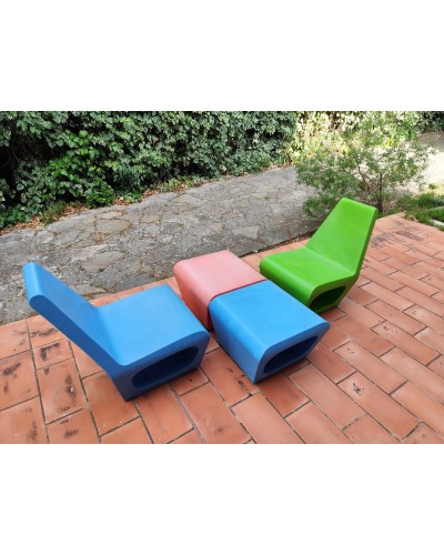 Fauteuil et ottoman de Wiel Arets pour Quinze & Milan vintage