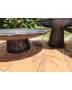 Trio de tables basses métal fil de fer vintage design italien GERVASONI 1882