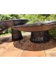 Trio de tables basses métal fil de fer vintage design italien GERVASONI 1882