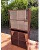 Paire de bibliothèques vitrées par D. Rozaffy – 1960