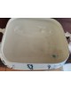 Ancienne soupière rectangulaire en faïence Terre de Fer PARIS  modèle oiseauxSoupière