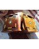 Ancienne boîte à couture coffret marqueterie vintage bois et ps